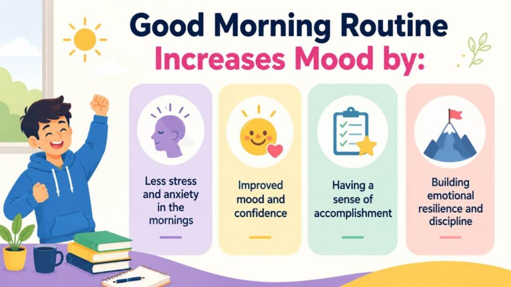 Does a Morning Routine for Students Help with Productivity? good morning routine increases mood by